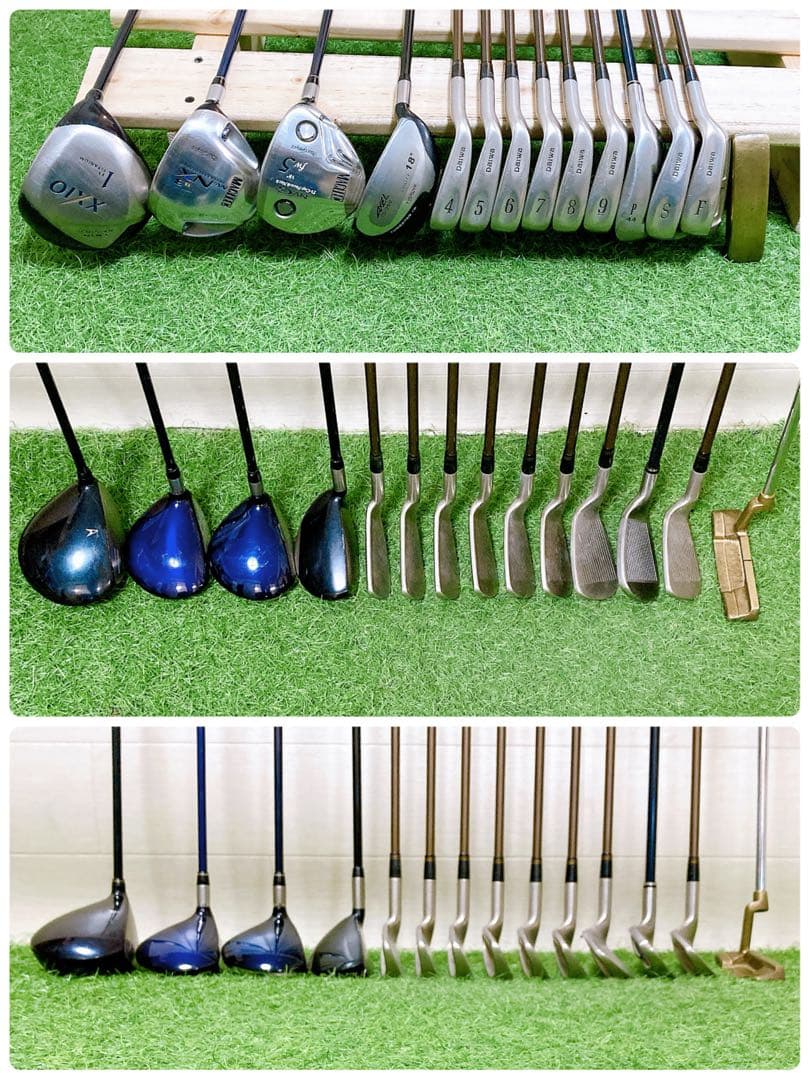 M3 ゼクシオ　初心者オススメ　ゴルフクラブ　メンズセット　右利き　14本硬さR