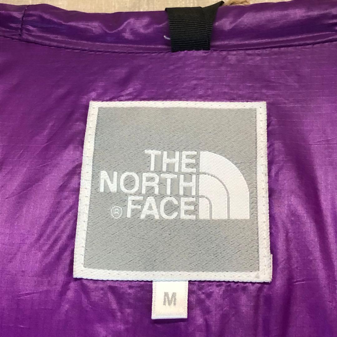 ザ　ノースフェイス　ヌプシ　ロングダウンジャケット　パープル