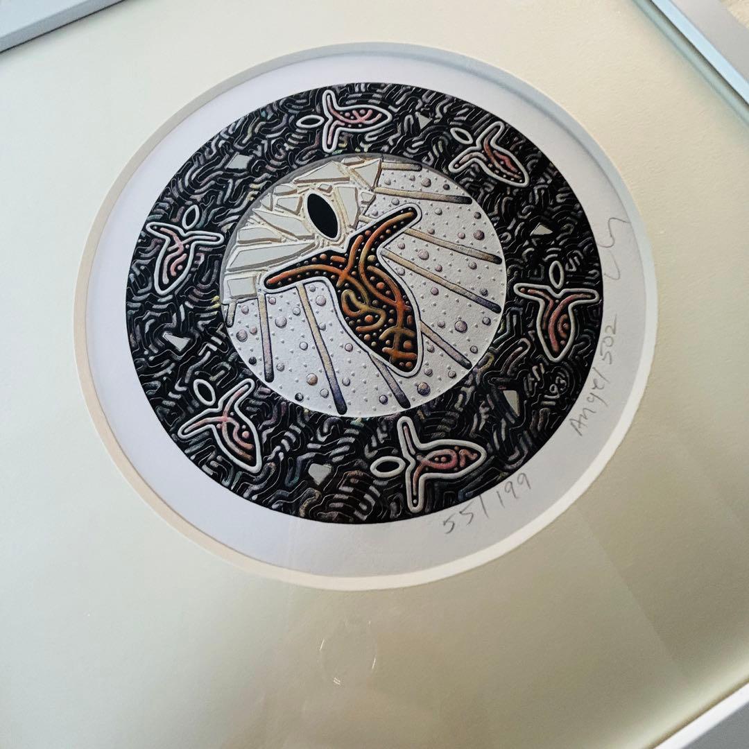 アンディ・レイキ「エンジェル502」中古 アート⭐︎シリアルNO 55/199