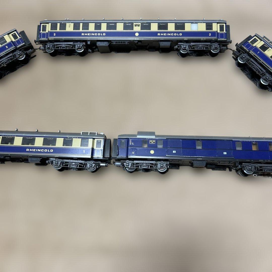 RHEINBOLD HOゲージ鉄道模型セット 5両編成