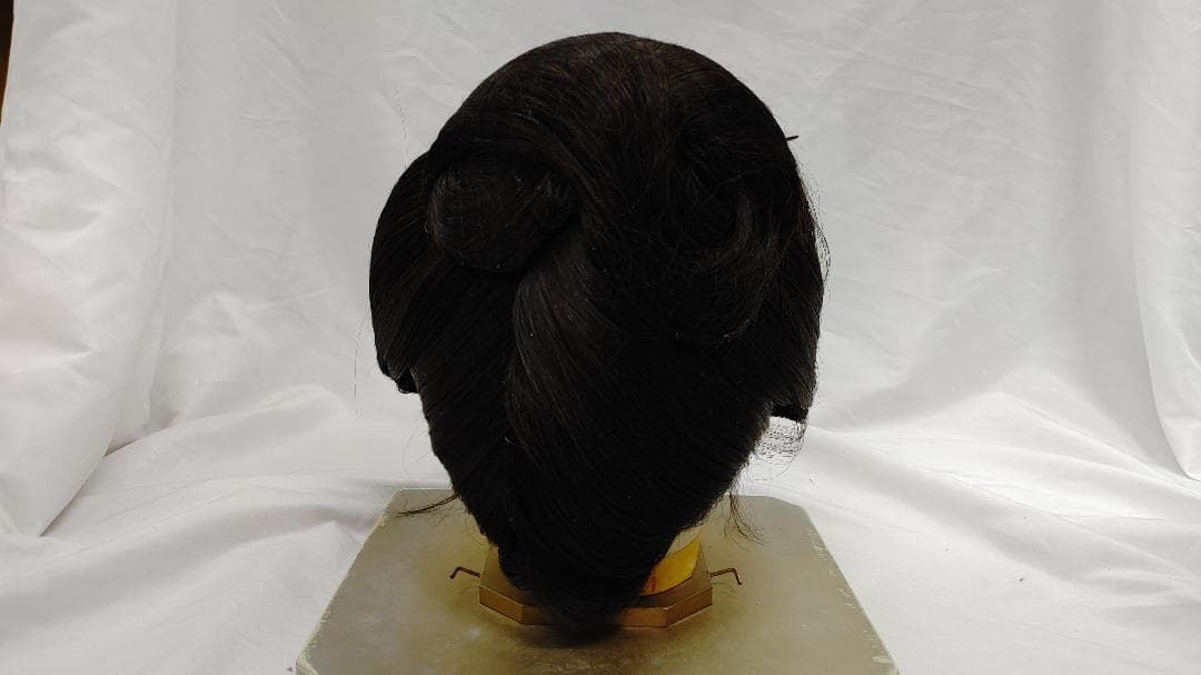 【MK22】夜会 大衆演劇 かつら ウィッグ 鬘 ケース付き