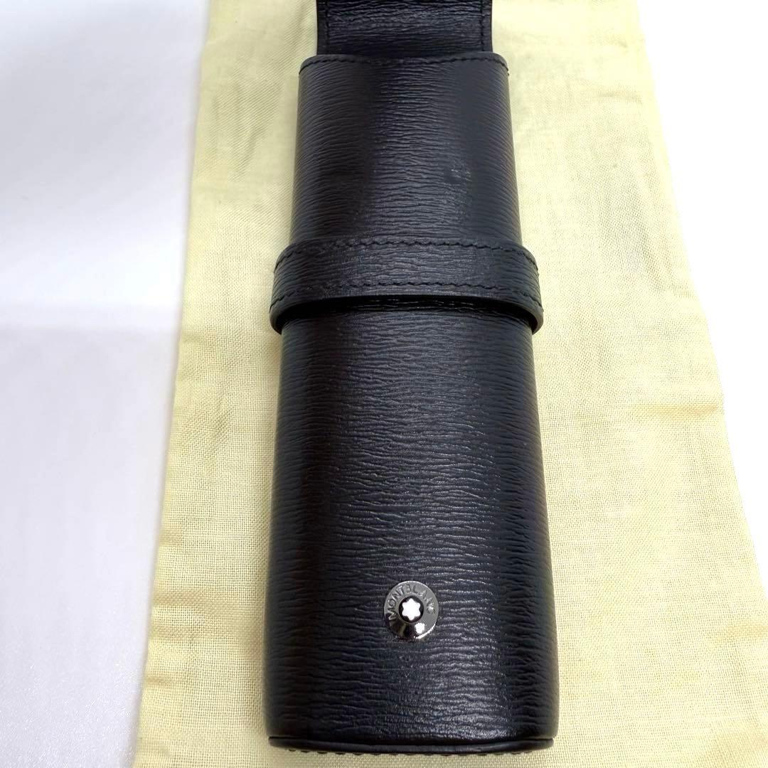 MONTBLANC モンブラン ペンケース 2本用 ブラック イタリア 4810
