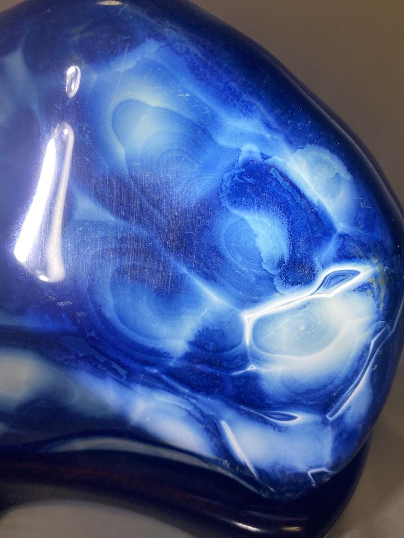 2631❣️ ブルー　メノウ　瑪瑙 天然石 ジャスパー　希少