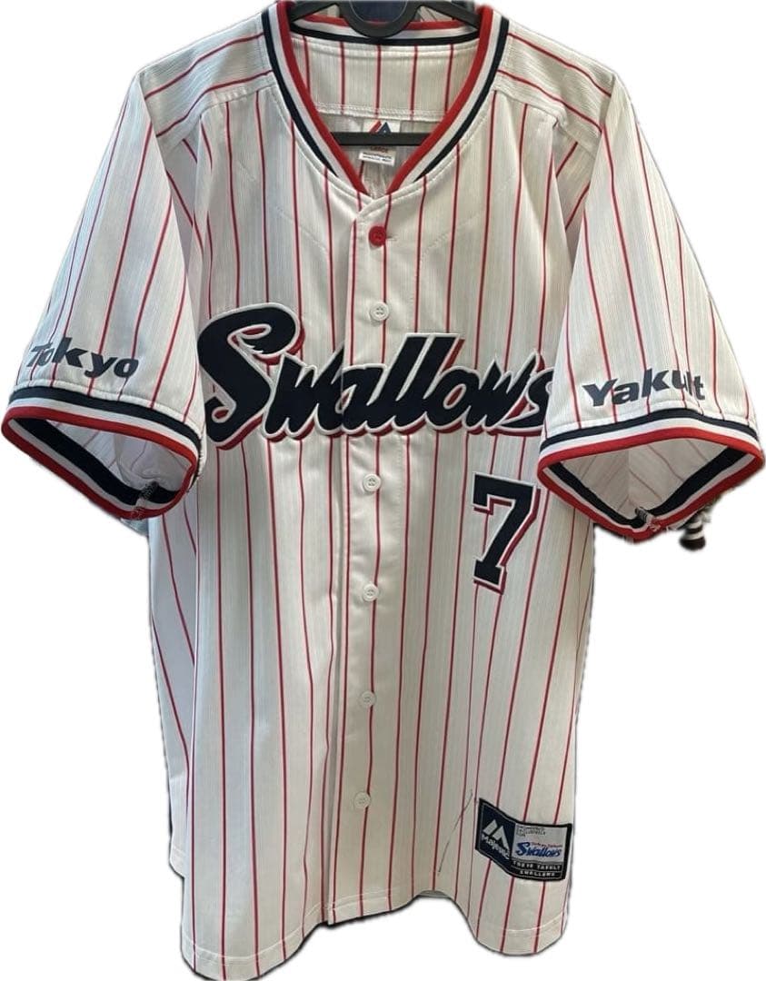美品未着用　東京ヤクルトスワローズ　長岡秀樹　ユニフォーム　L