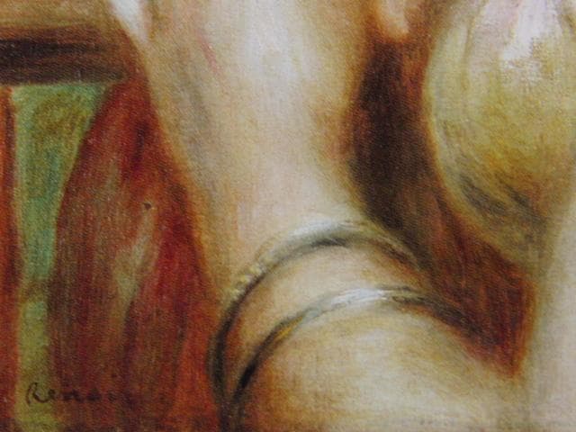 ピエール・オーギュスト・ルノワール 【 レースの帽子の少女 】