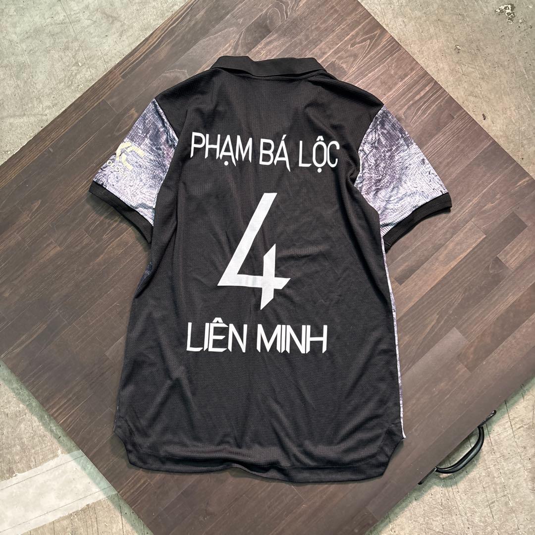 8SM1 【マンチェスターユナイテッド】襟付き　ゲームシャツ　古着used