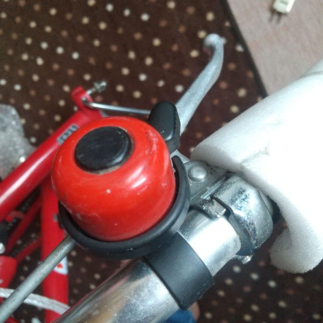 激レア マーチャリ 日産マーチ ノベルティ　折り畳み自転車　赤色　I LOVE