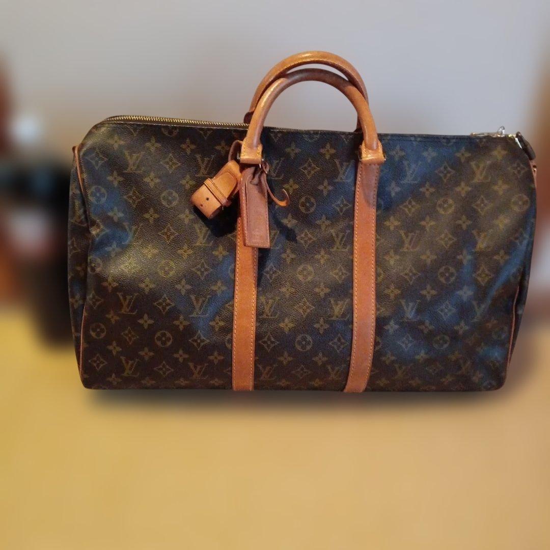 Louis Vuitton ボストンバッグ ブラウンキーポール50