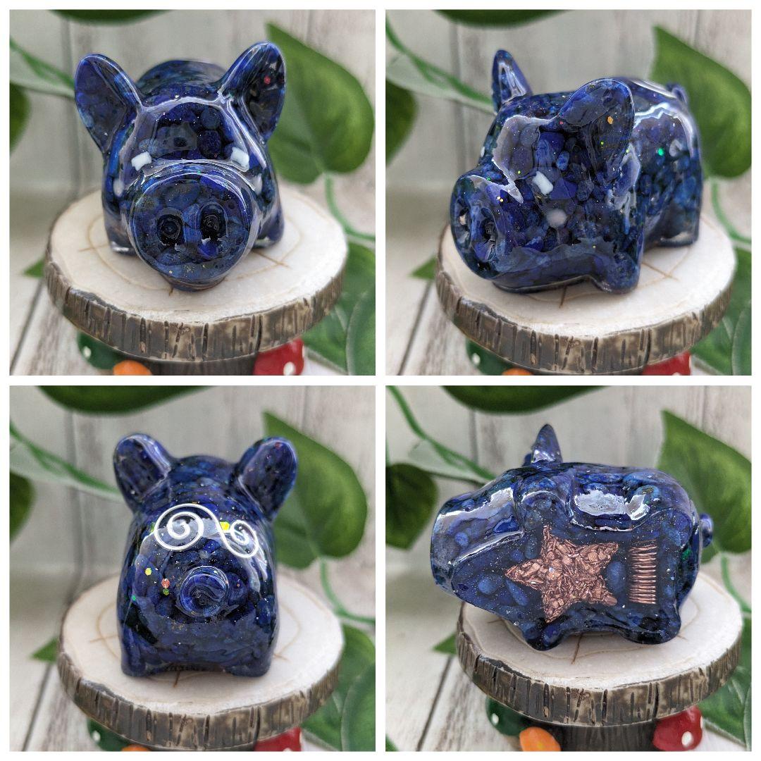 【まゆ】シトリン✕イエロークラック水晶のマーメイド形オルゴナイト☆他４点