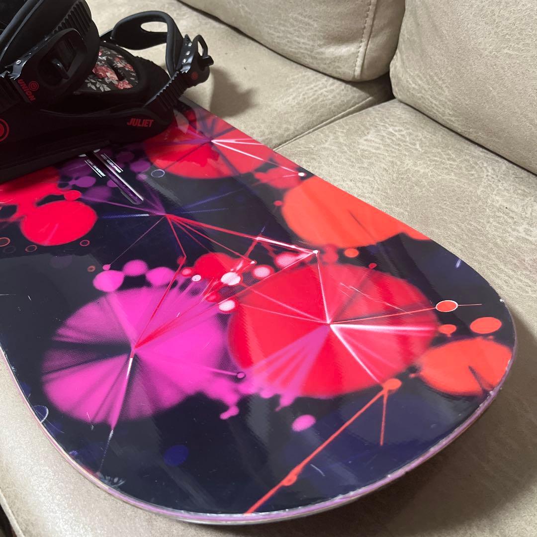 BURTON GENIE 142 FLATTOP×UNION Juliet M