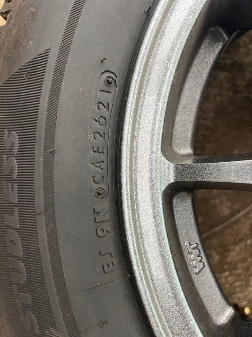 ① スタッドレスタイヤ 195/65R15 ホイールセット