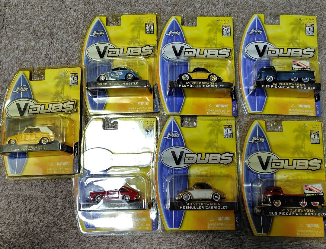 Jada TOYS 1/64 V DUB$ フォルクスワーゲン 7種セット