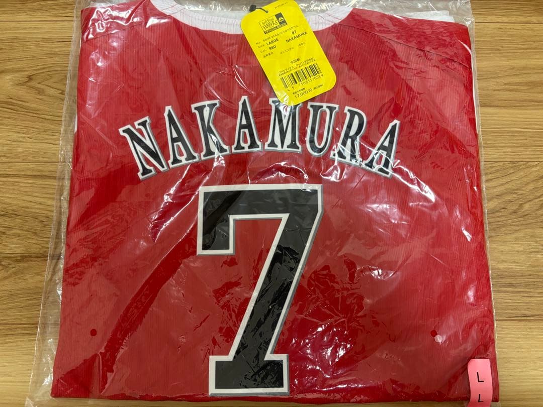 鷹祭 SUMMER BOOST ユニフォーム 中村晃 サイン刺繍入り ホークス