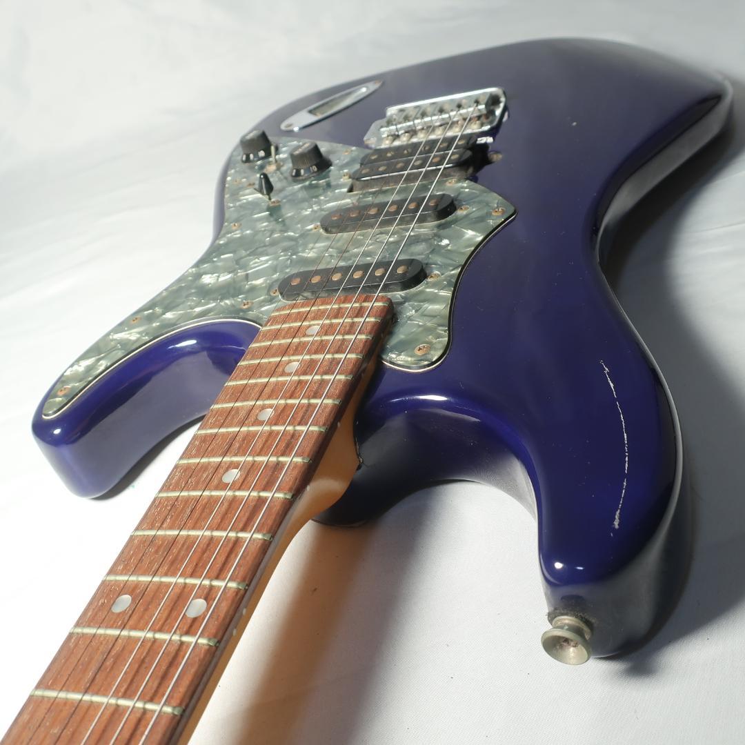 Aria ProⅡ Fl-series エレキギター ネイビー コイルタップ搭載