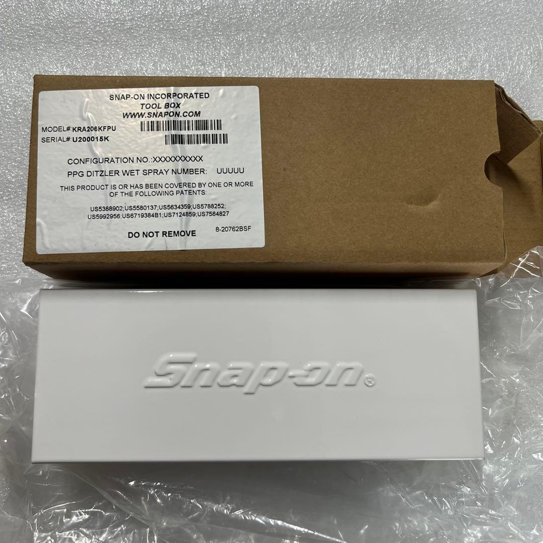スナップオン　KRA206KFPU 白　工具箱　ペンケース　鉄　絶版品