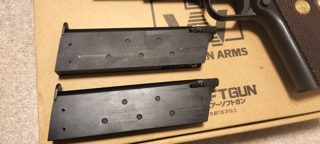 WA コルト ガバメント シリーズ70 ガンブラック ブルーイング