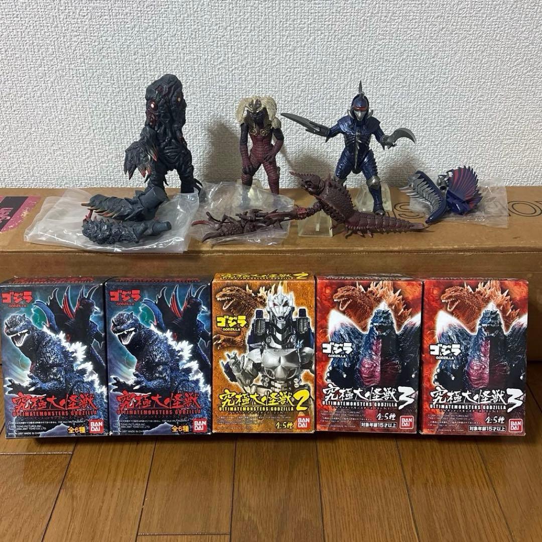 アルティメットモンスターズ ゴジラ 01~03 9体 セット