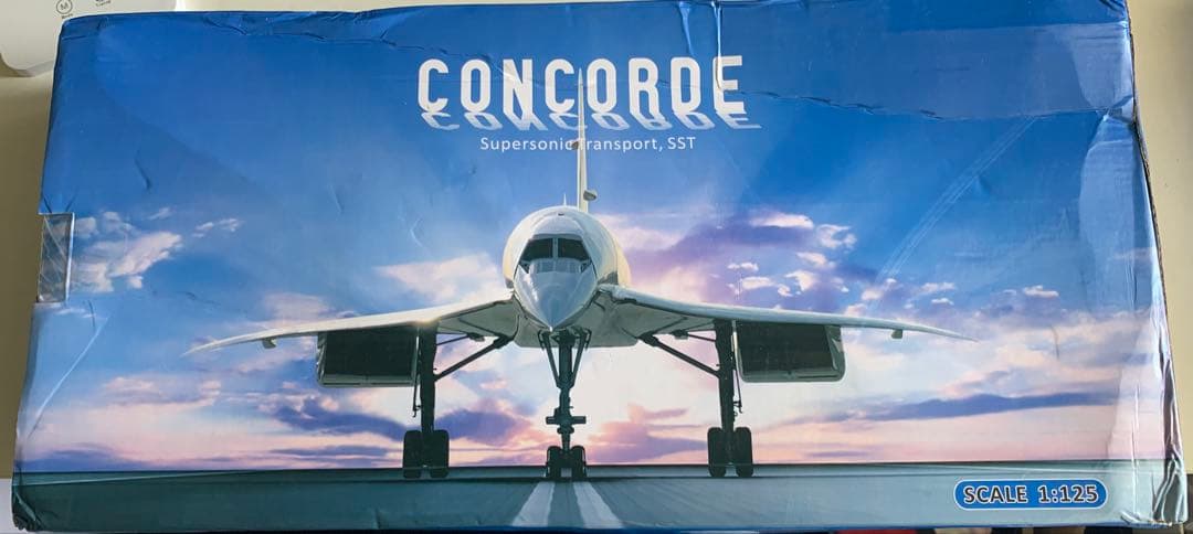 エールフランス　コンコルド ダイキャストレジン モデル　50cm 1/125