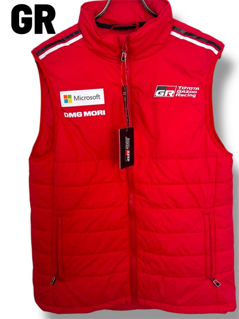 TOYOTA GAZOO Racing レッド ダウンベスト Mサイズ　GR 赤