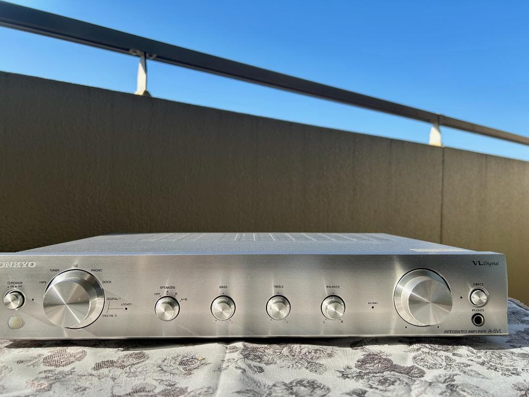 ONKYO プリメインアンプ 90W+90W(4Ω) A-5VL(S) シルバー
