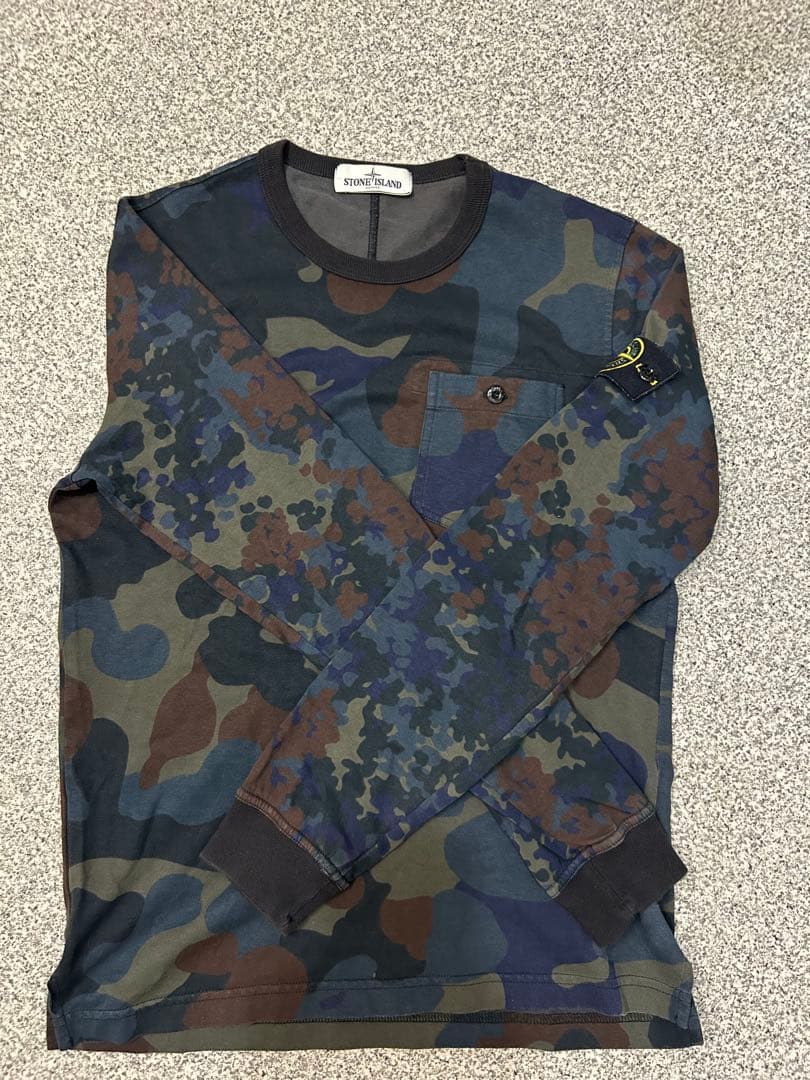 ストーンアイランド 13aw スウェット 迷彩 カモ柄