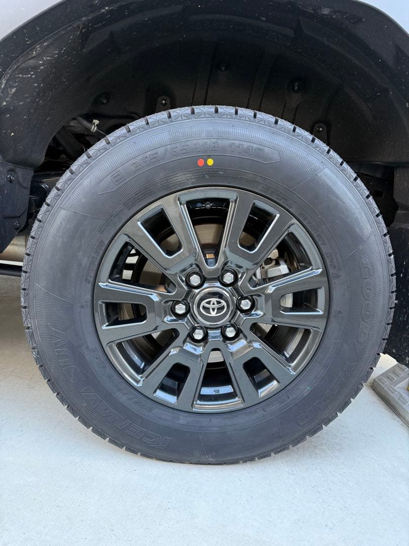 けんきち様。専用 ランクル250 純正18インチホイール＋スタッドレス