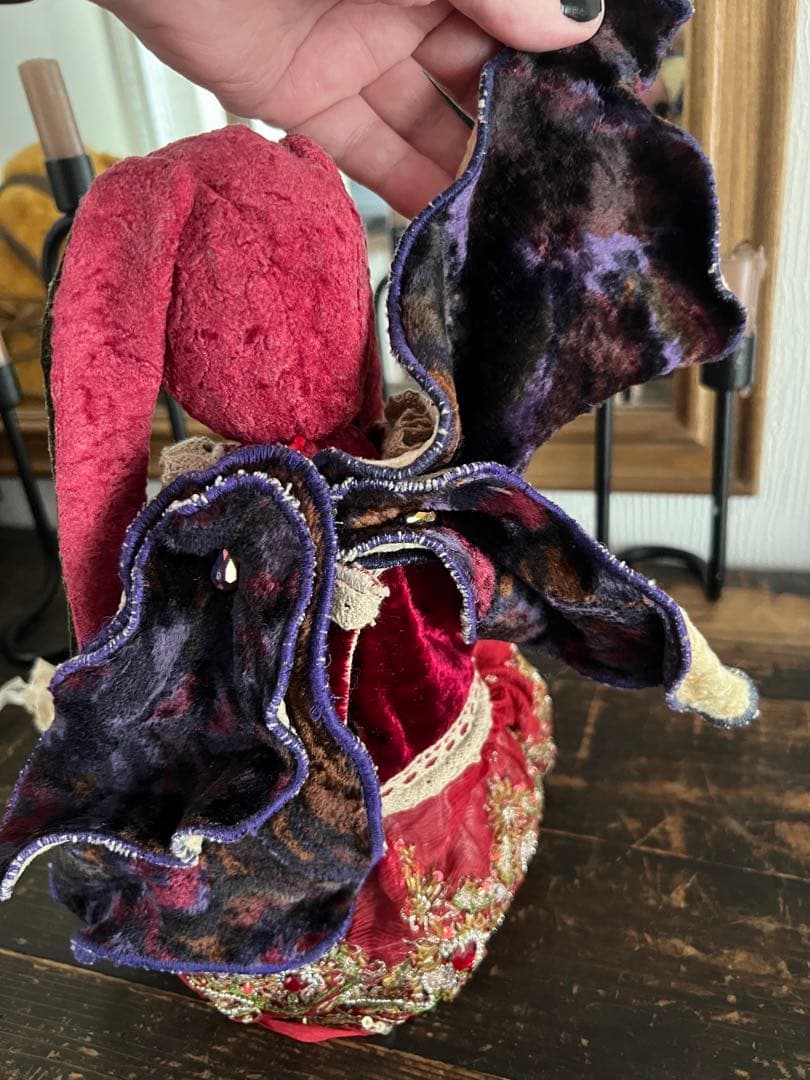 アンティーク動物コスチューム人形 ドール アンティーク　ビスクドール 人形