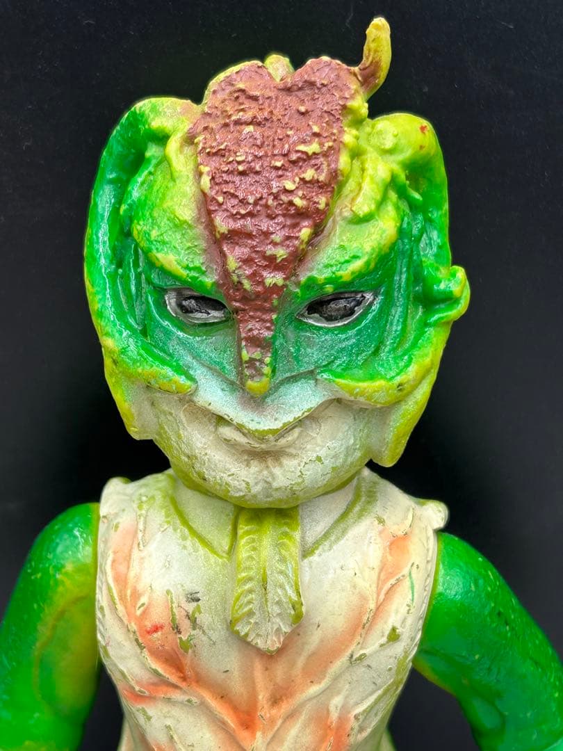 Ｒ１　旧バンダイ　バンザイマーク　ソフビ　仮面ライダー　怪人　サラセニアン