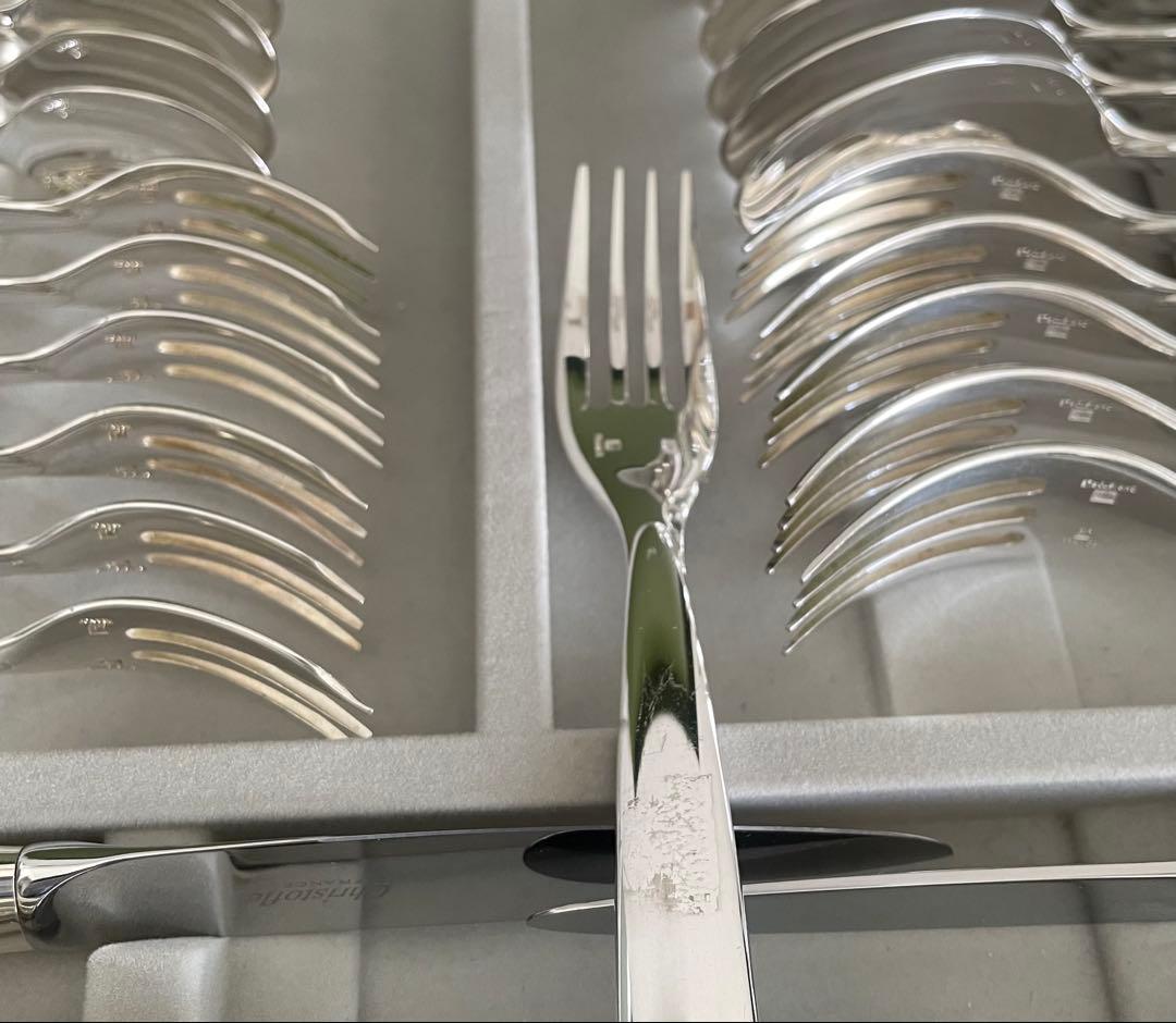 Christofle クリストフル　カトラリーセット 30点【ドロップシリーズ】