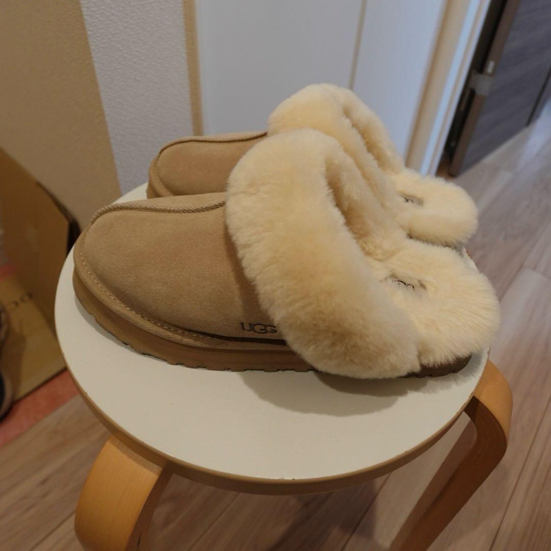 【美品】UGG ディスケット　サンド24.5cm