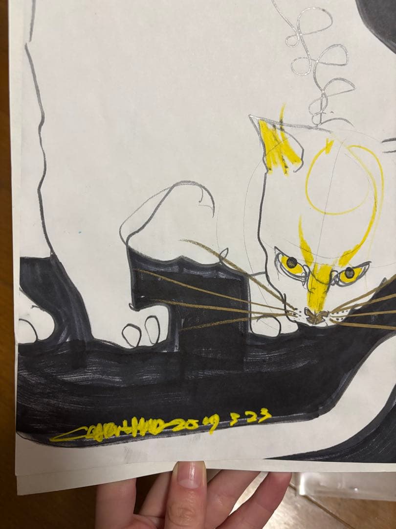 木原千春作 ドローイング 2019年作