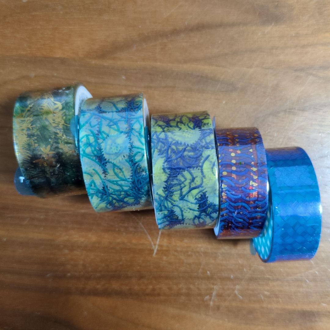 マスキングテープ　カモイ　廃盤品　雑貨　ラウンドトップ　キングジム