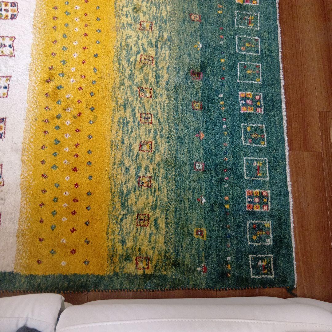 *まゆ様　ペルシャギャッベ 大塚家具購入 手織りラグ定価156600円