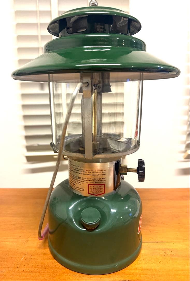 【極美品】コールマン：228Hツーマントルランタン（1974年11月製）