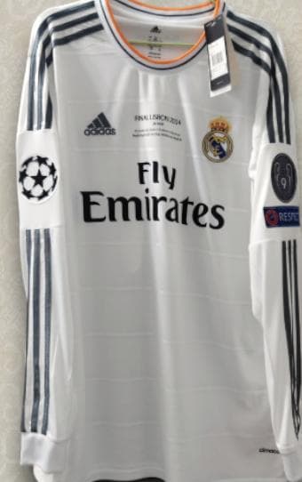 2013/14 レアル・マドリード ホーム 11番 ベイル 長袖ユニフォーム
