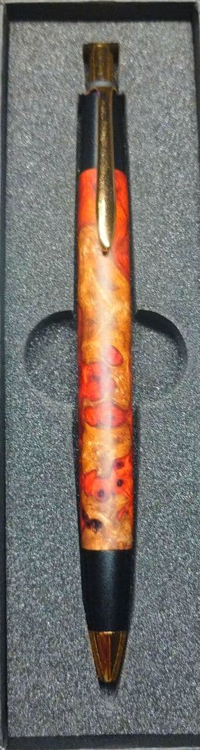 最上級　花梨紅白　シャープペンシル　野原工芸似　あけぼの工房 0.5