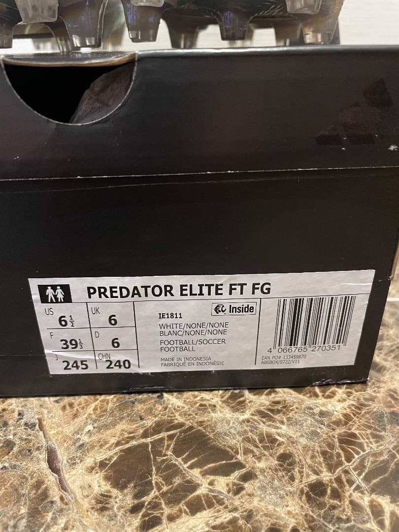 国内未発売 プレデター エリート Elite FT FG 24.5cm