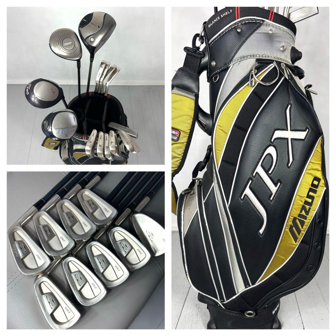 本格派 メンズゴルフクラブ 14本 フルセット ゴルフセット お試しセット