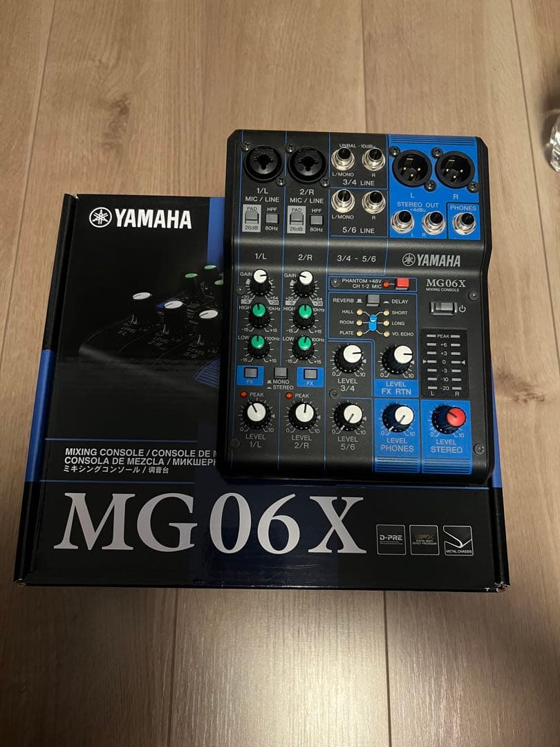Yamaha MG06X DJミキサー