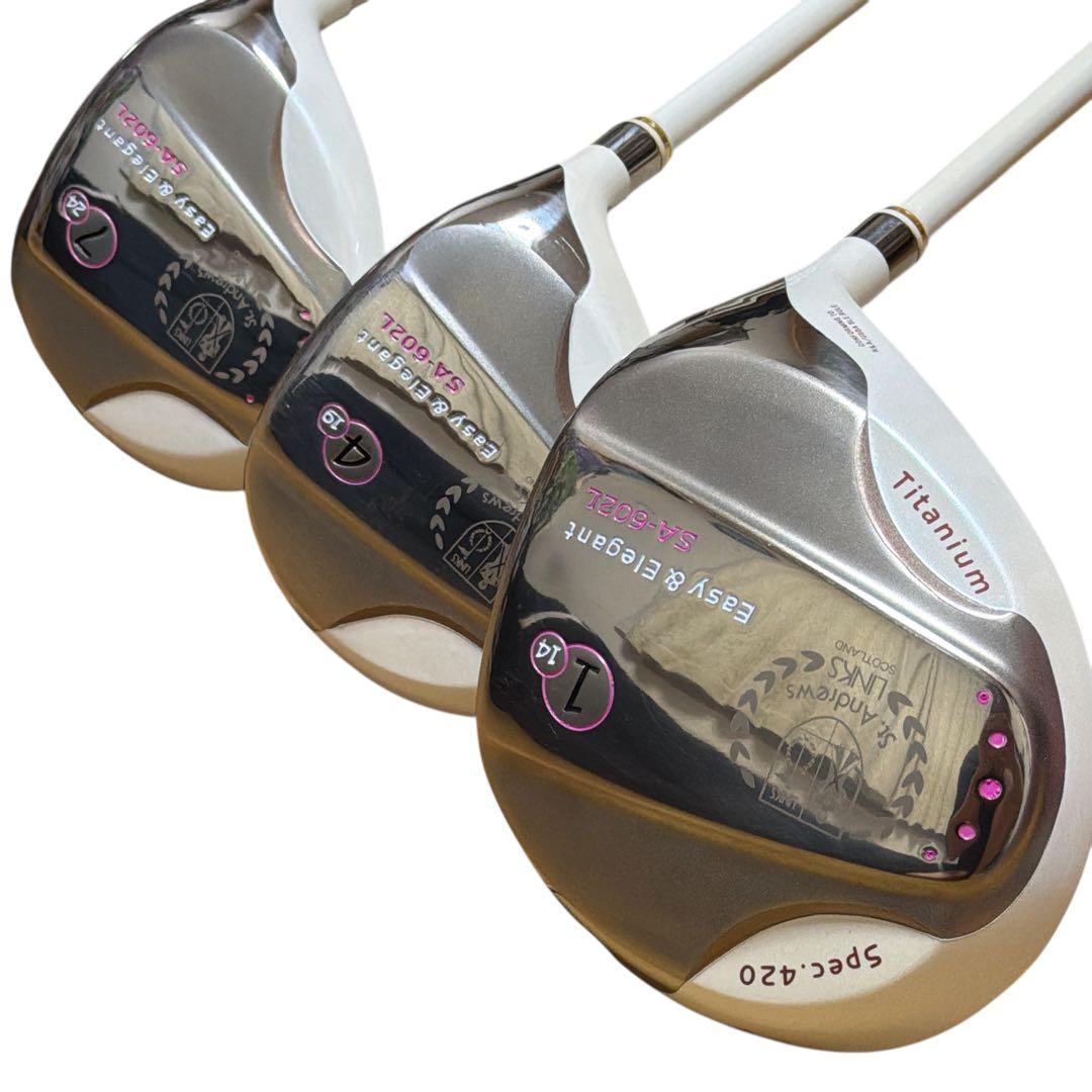 【美品】St.Andrews SA-602L レディース ハーフセット 8本 L
