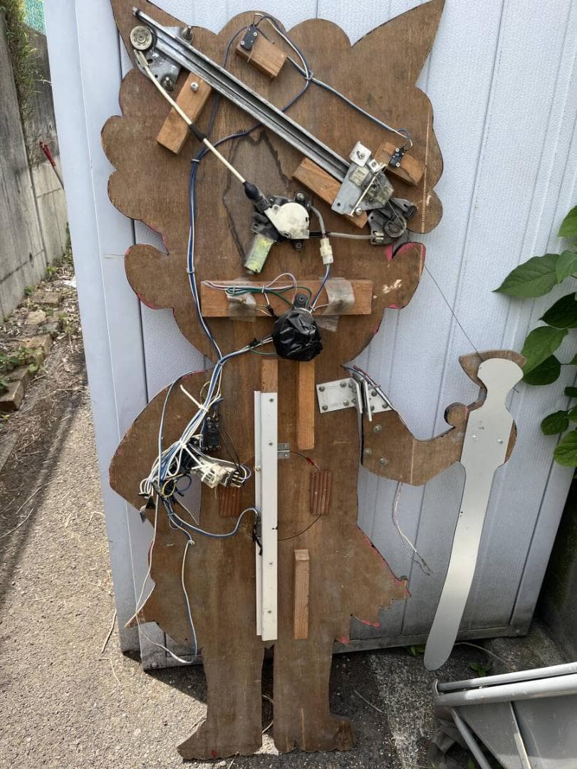 昭和　レトロ　赤鬼 電動 看板　祭り　屋台　アンティーク　ビンテージ