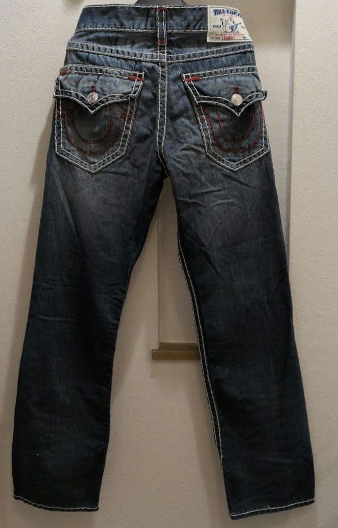 TRUE RELIGION SUPER T ストレートデニム 34