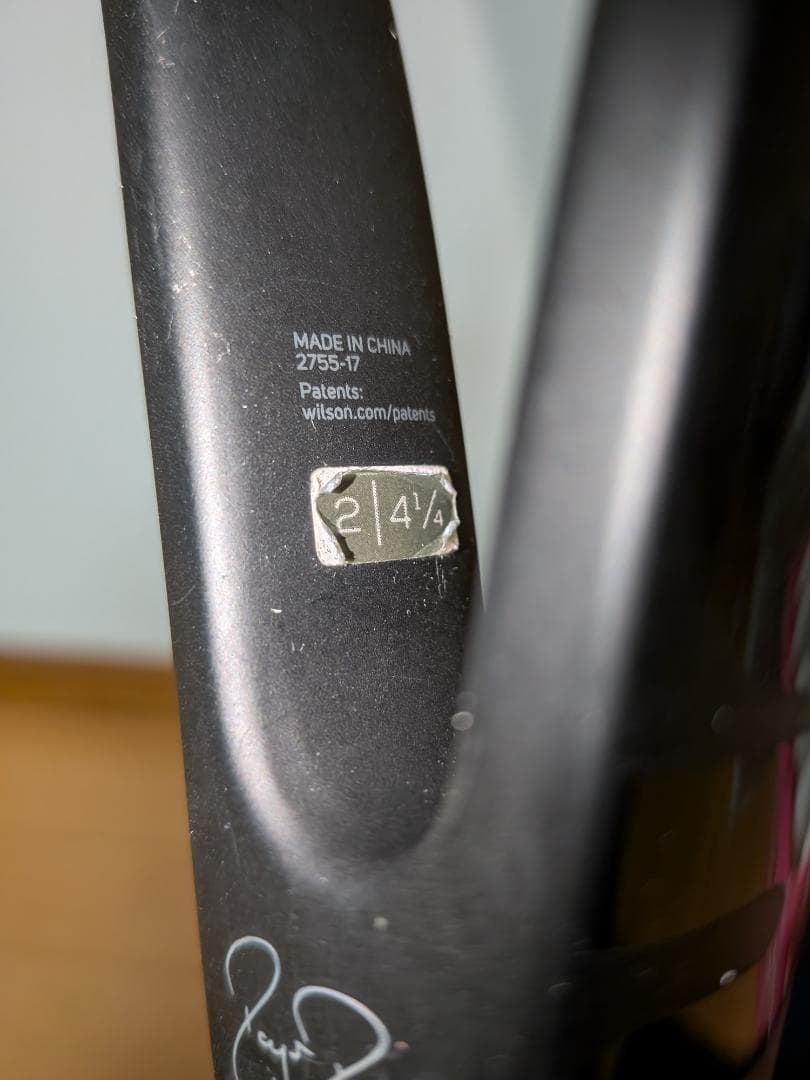 ウィルソン プロスタッフ RF97 オートグラフ 2019 340g