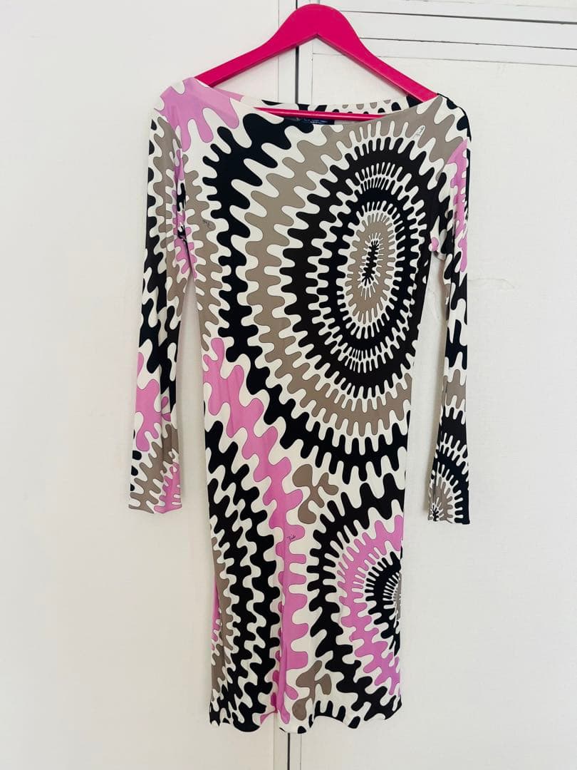 EMILIO PUCCI／長袖ワンピース／36／美品