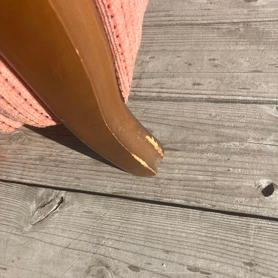 北欧レトロ ミッドセンチュリー 1人掛けソファー アームチェア ピンク