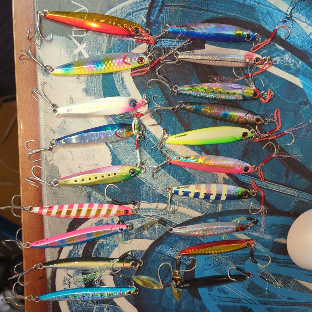 ジグパラ・ビッグバッカージグ・メタルエフェクトブレード・ステイフォール　40g