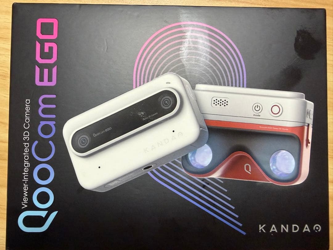 Kandao QooCam EGO 3Dカメラほぼ新品 動作確認済 保護膜未剥離