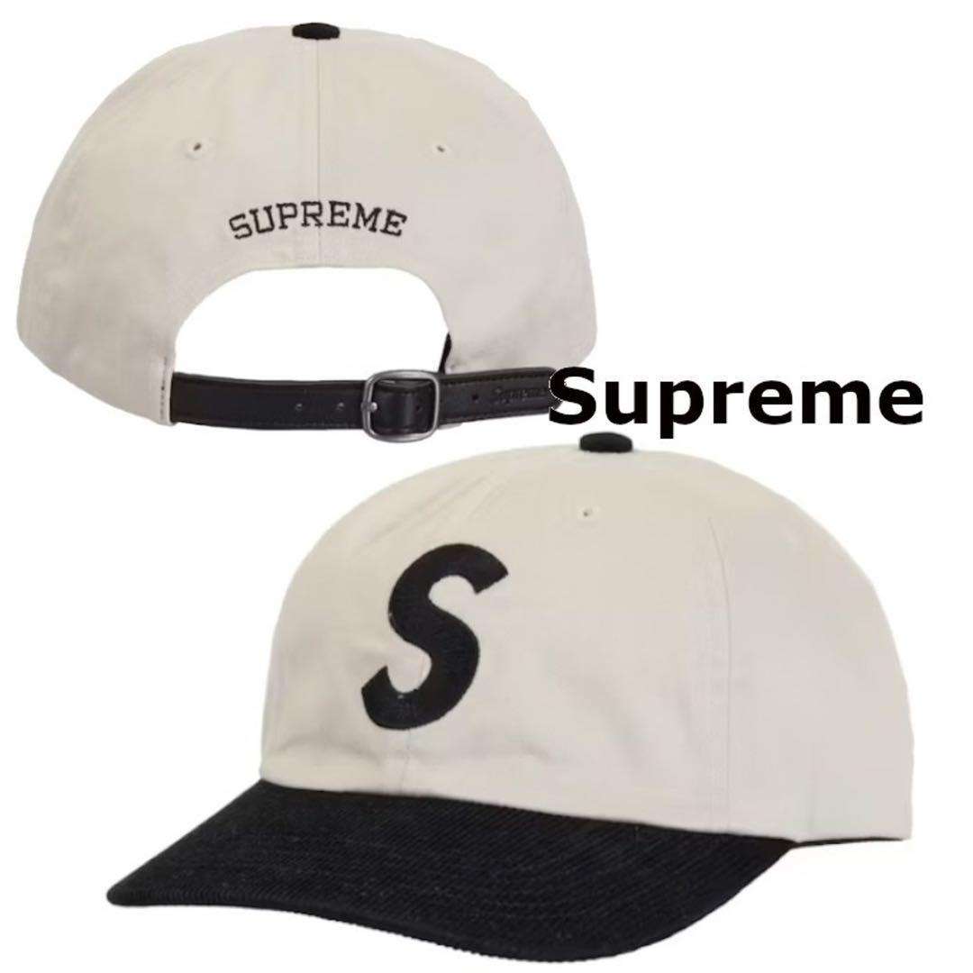 Supreme 2-Tone S Logo 6-Panel キャップ