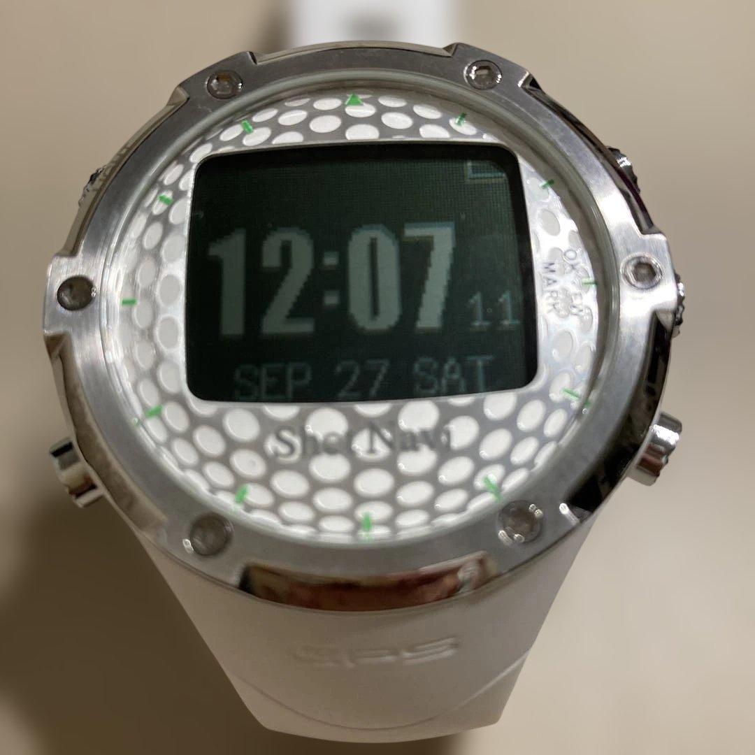 新品Shot Navi W1-FW GPSゴルフウォッチ ホワイト