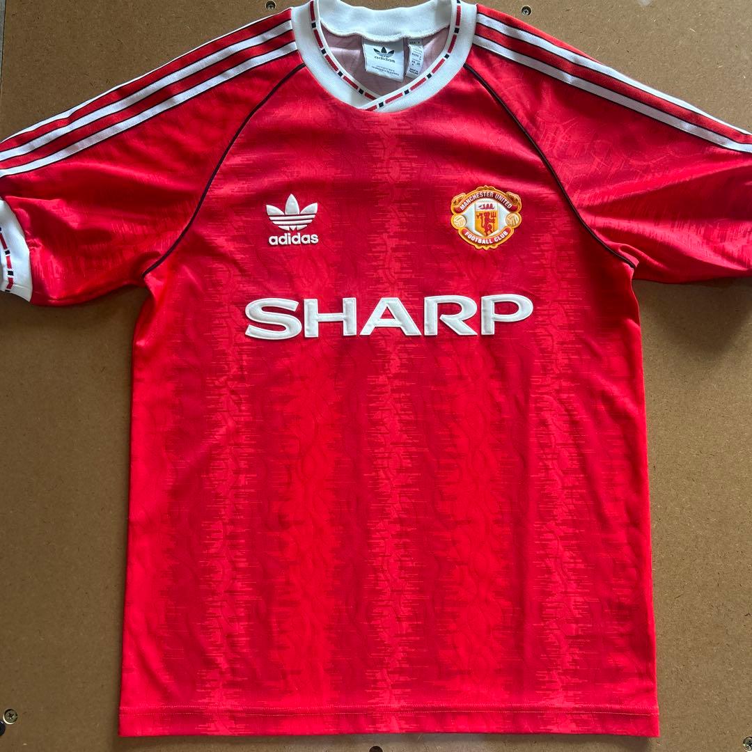 マンチェスター・ユナイテッド 90 ホームシャツ L